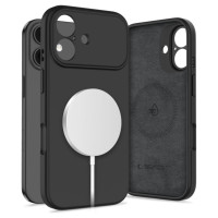 Tech-Protect Silicone MagSafe Case for iPhone 17 - Black