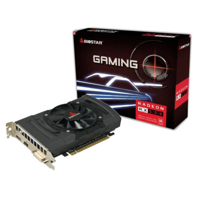 Biostar Graphics Card|BIOSTAR|AMD Radeon RX 550|4 GB|GDDR5|128 bit|PCIE 3.0 16x|GPU 1100 MHz|Single Slot Fansink|1xDVI-D|1xHDMI|1xDisplayPort|VA5505RF41