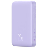 Baseus Magnetic Mini Induction Powerbank 10000mAh 20W - purple + USB-C - USB-C cable