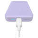 Baseus Magnetic Mini Induction Powerbank 10000mAh 20W - purple + USB-C - USB-C cable