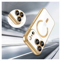 Tech-Protect MagFlex MagSafe Case for iPhone 17 Pro - Transparent Gold