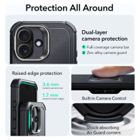 ESR Cyber ​​Kickstand MagSafe Case for iPhone 17 - Black