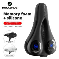 Rockbros LF044BL saddle cover with rain cover - black and blue