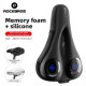 Rockbros LF044BL saddle cover with rain cover - black and blue