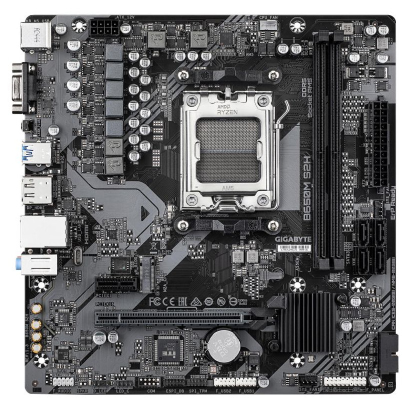 Gigabyte MB AMD B650 SAM5 MATX/B650M S2H 1.4 GIGABYTE